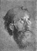 Albrecht Durer, Head of an Apostle Looking Upward